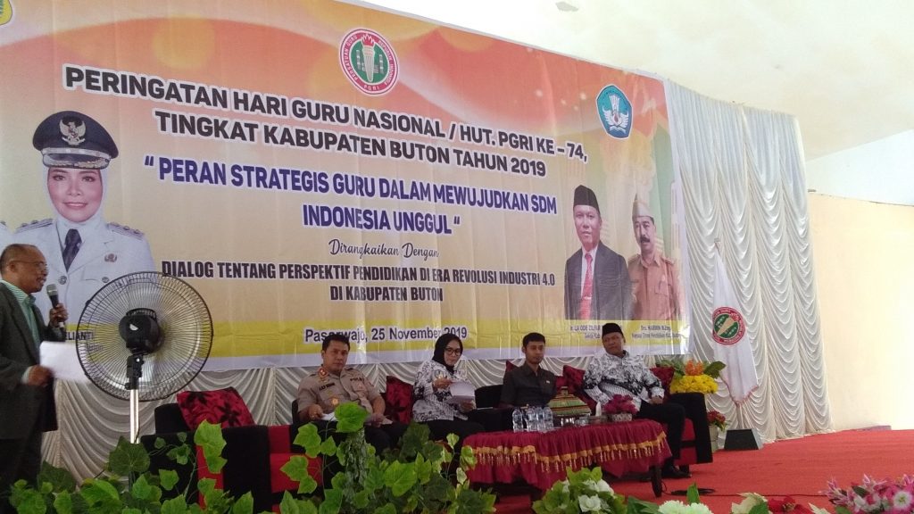 Hari Guru Wabup Sampaikan Pesan Menteri Pendidikan Nadiem Makarim