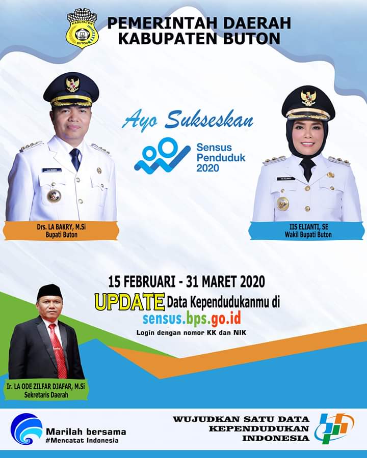 Bupati Buton Ajak Seluruh masyarakat Ikut Sensus Penduduk Bupati Buton Ajak Seluruh masyarakat Ikut Sensus Penduduk