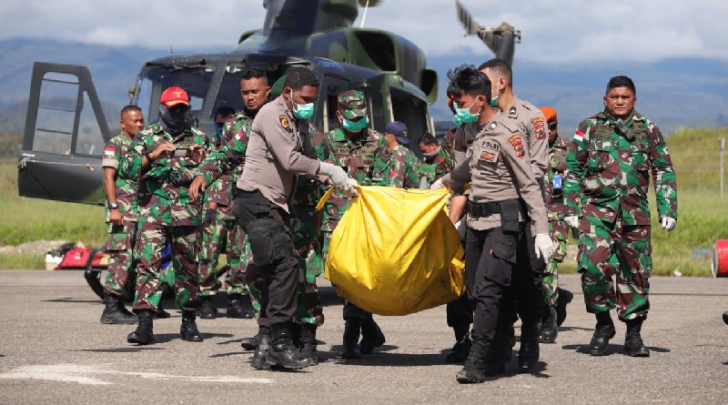 12 Korban Jenazah Pesawat TNI AD Mi-17 Dievakuasi, Lima dari Batalyon 725 Woroagi Kendari