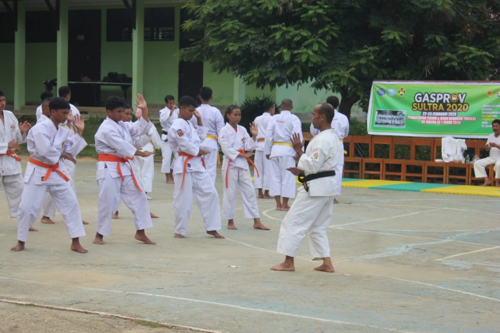 174 Kensi Perkemi Sultra Gelar Gashuku dan Ujian Kenaikan Tingkat 2020