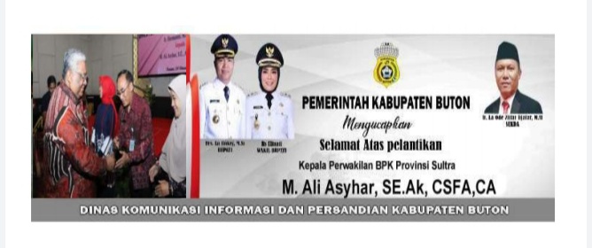 Bupati Buton hadiri Pelantikan Kepala Perwakilan BPKP Sultra