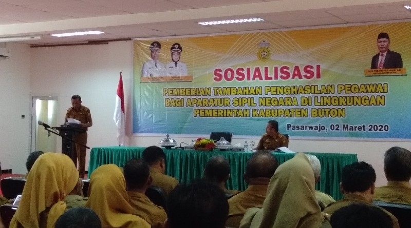 Seluruh ASN Di Buton Dapat Tambahan Penghasilan Pegawai (TPP) Mulai Maret Ini