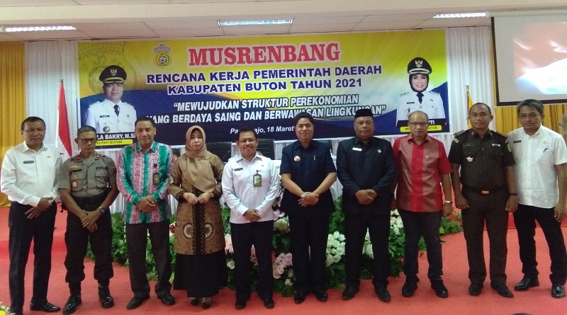 Bupati Buton Buka Musrenbang 2020