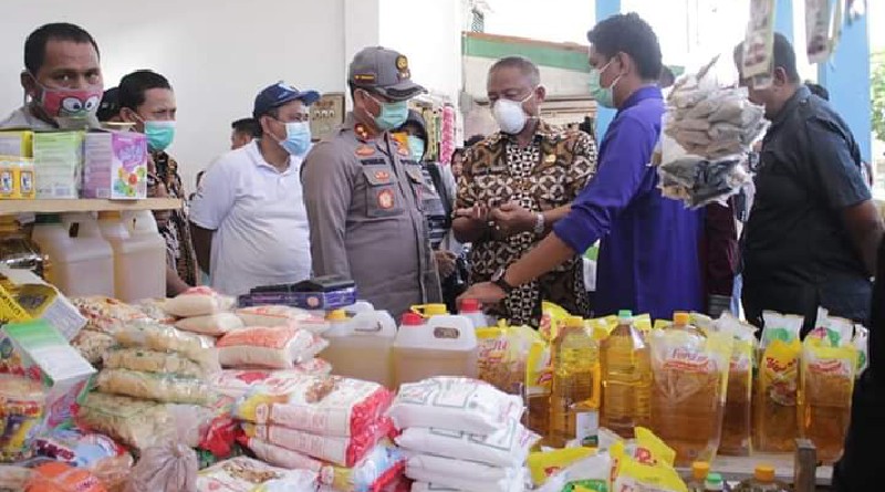 Pastikan Harga Sembako Terkendali Pemkot Baubau Laksanakan Sidak Gabungan