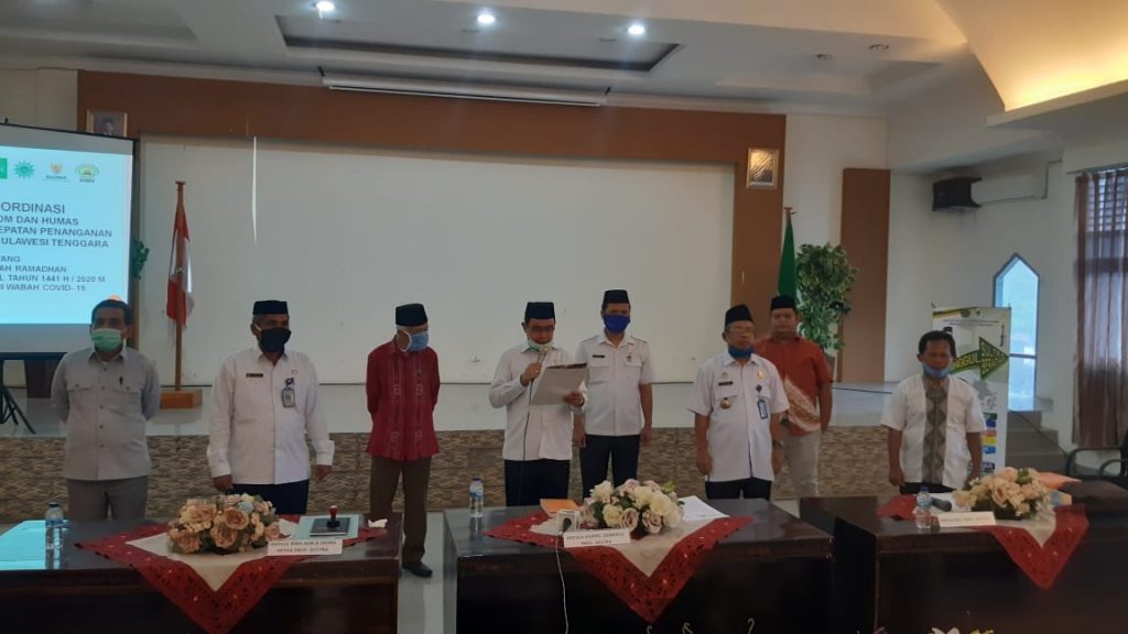 Jelang Ramadhan Kemenag Sultra Keluarkan 13 imbauan bersama