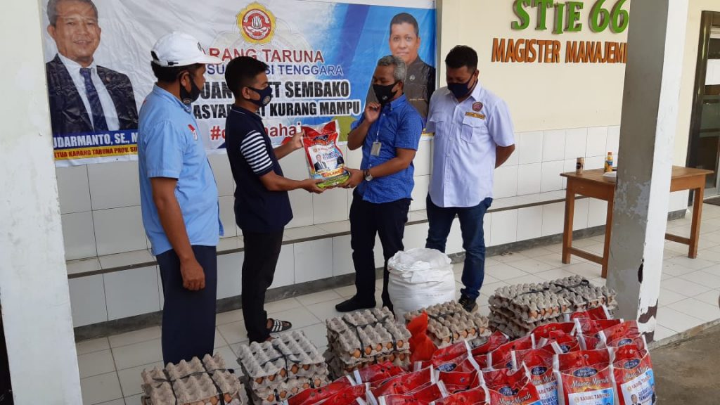 Giliran Guru Honorer dan Staf honorer Dapat Bantuan Dari Karang Taruna Provinsi