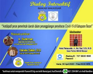 IMAKAB Gelar Dialog Interaktif   Penanganan Covid-19 Dengan Video Zoom