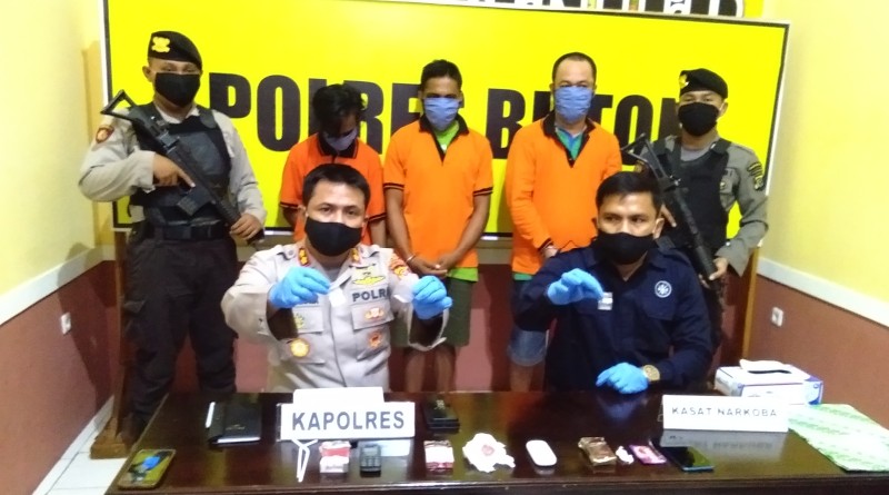 Tiga Pengedar Sabu Diciduk Polisi, Salah Satunya Mahasiswa Aktif