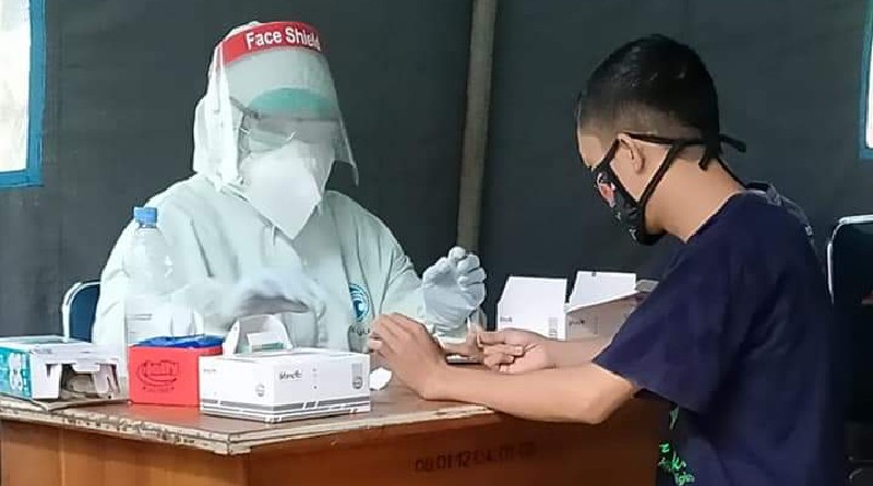Gugus Tugas Covid-19 Provinsi Sultra Gelar Rapit Tes Massal