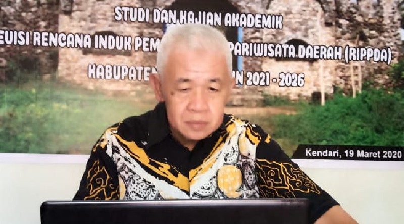 Pertama di Buton, Dinas Pariwisata Gelar Seminar Secara Virtual
