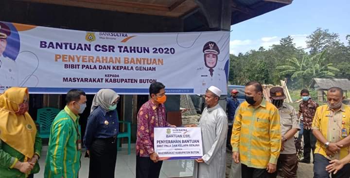 Bank Sultra Cabang Buton Bantu Petani Dari CSR