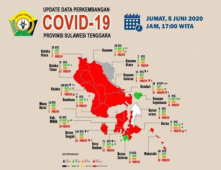 Perdana Kasus Covid-19, Buton Zona Merah
