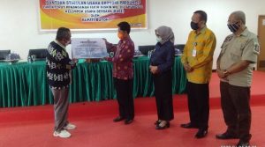 Gubernur Sultra Salurkan 4946 Paket Sembako di Buton, 718 untuk Honorer