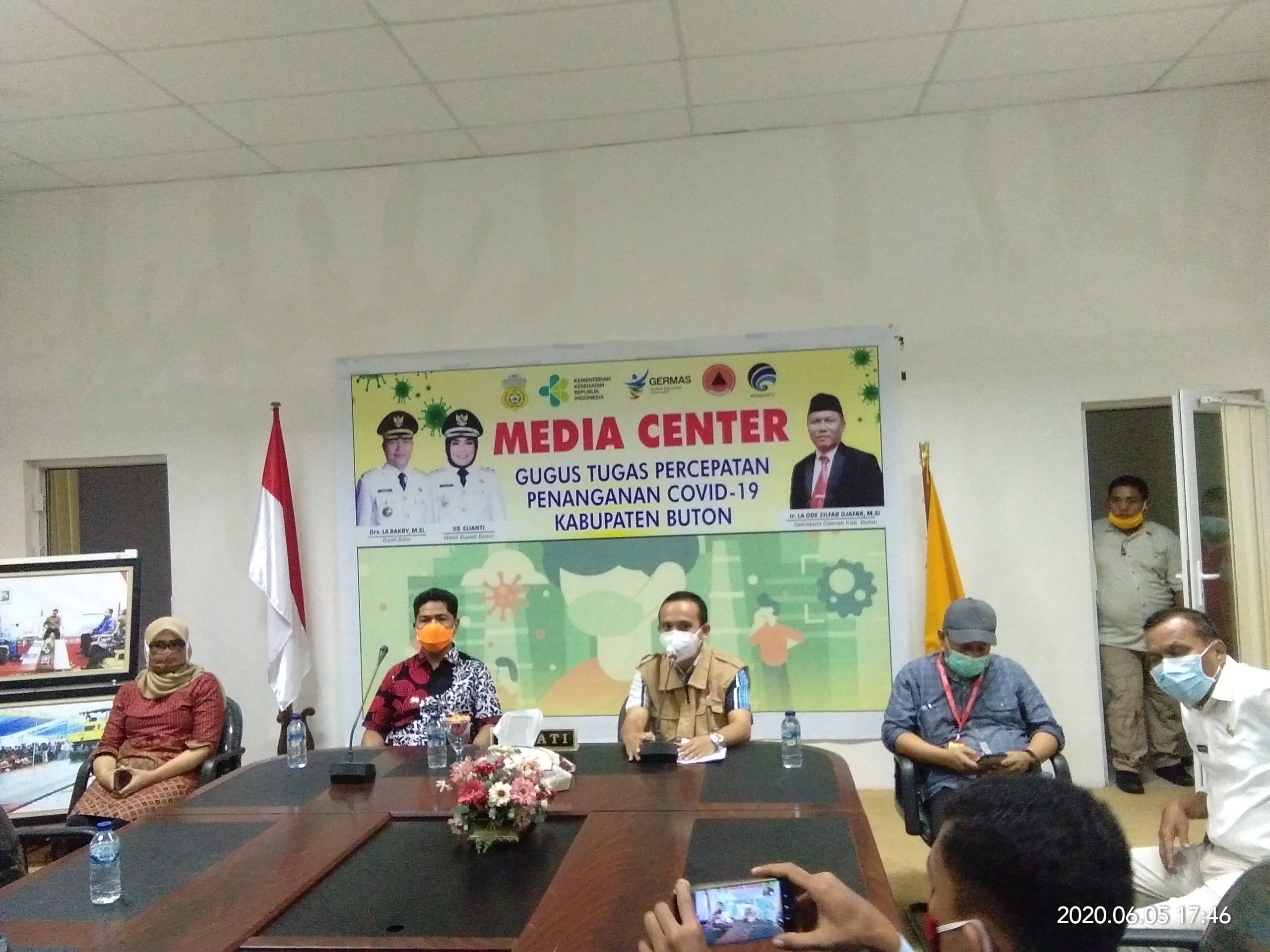 Satgas Covid-19 Buton Layani Rapit Tes Gratis