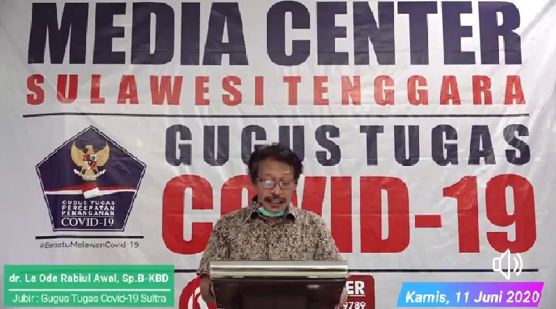 Enam Penambahan Kasus Konfirmasi Positif Corona di Sultra, Total 272 Orang