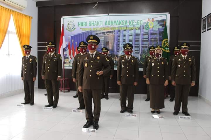Kejari Buton Ikut Upacara Virtual HBA ke-60 dengan Irup Jaksa Agung Kejari Buton Ikut Upacara Virtual HBA ke-60 dengan Irup Jaksa Agung