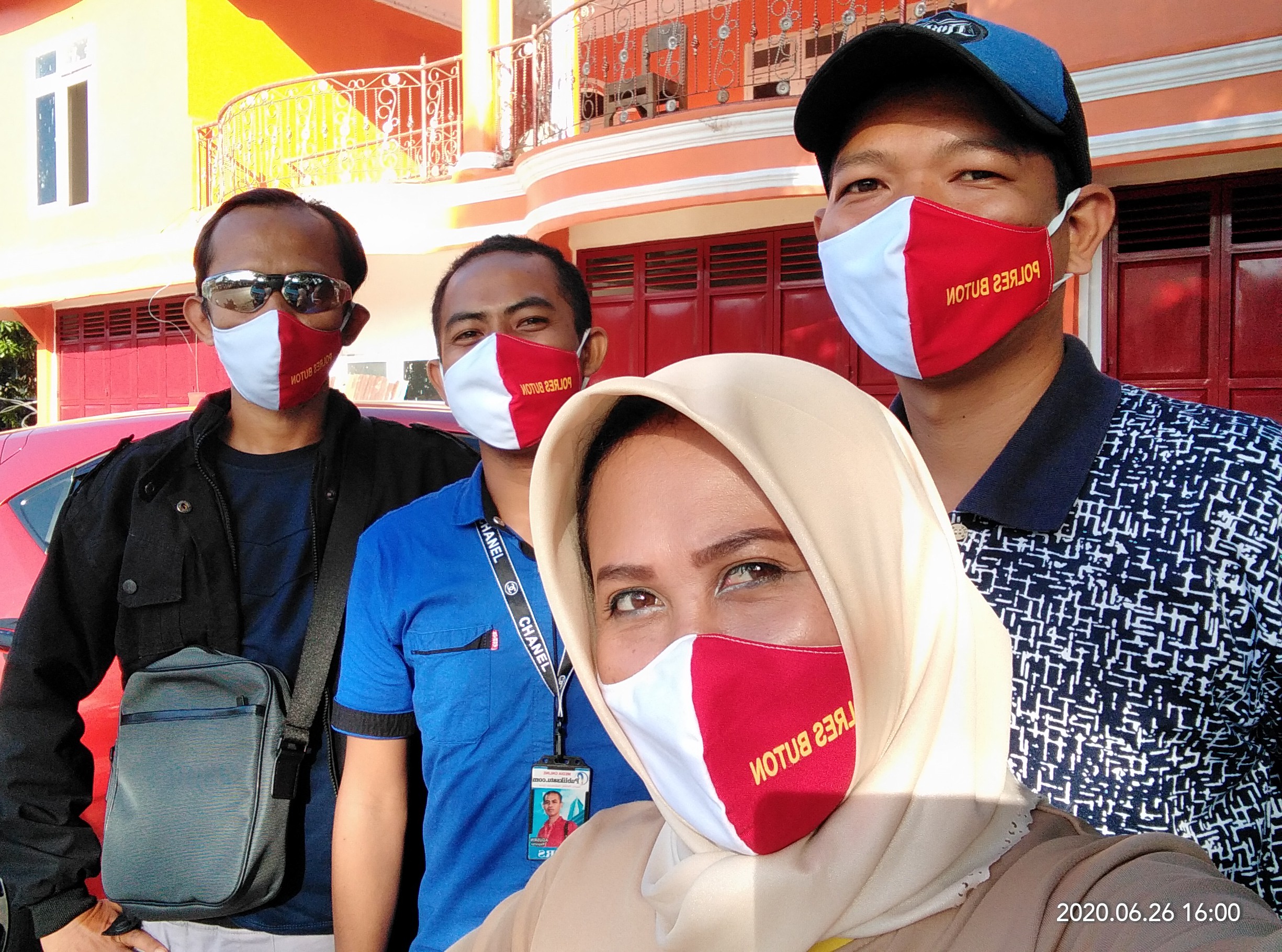 Semarakkan HUT Kemerdekaan 17 Agustus Peserta Upacara Diwajibkan Pakai Masker Merah Putih