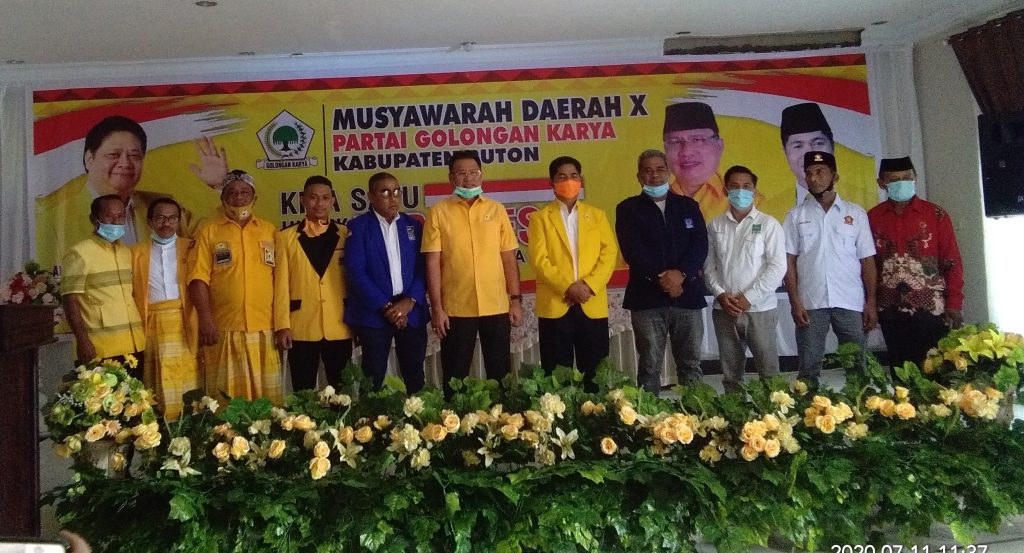 Selamat, La Bakry Kembali Dipercaya Pimpin Partai Golongan Karya Buton