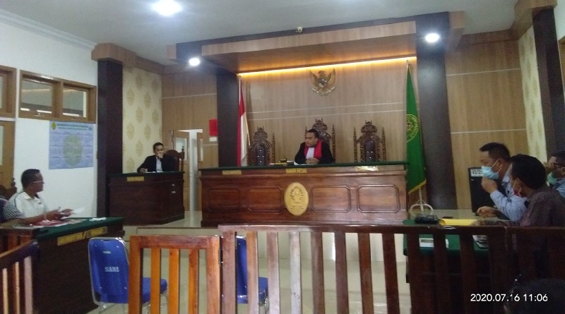 Praperadilan SP3 Izasah Palsu Bupati Busel, Angga :" Pengadilannya Harusnya di Timika, "