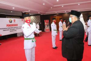 Gubernur Sultra Kukuhkan Anggota Paskibraka 2020