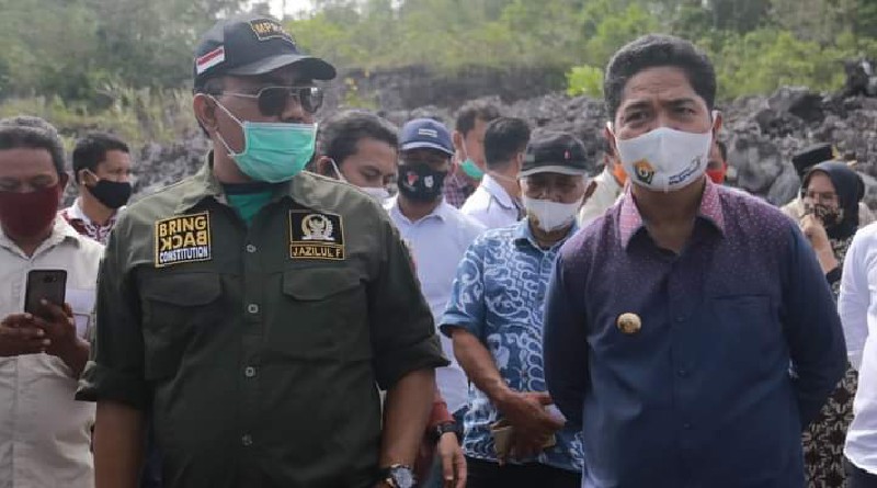 Wakil Ketua MPR RI Jazuli Fawaiq Kunjungi Tambang Aspal Buton