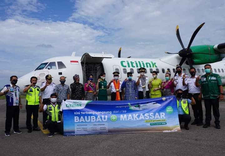 Citilink Launching Penerbangan Perdana di Baubau