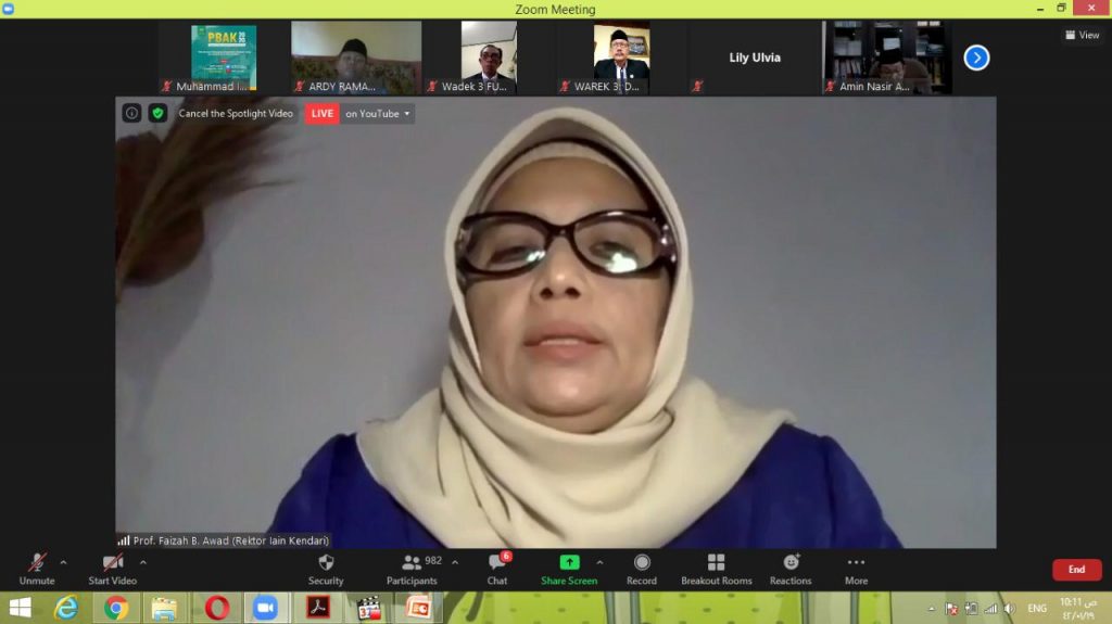 Rektor IAIN Kendari Ajak Mahasiswa kenali Kampus Melalui Video