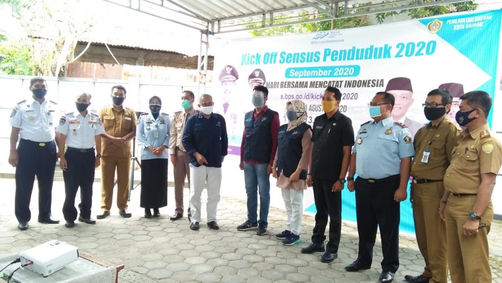 BPS Melepas 125 Petugas Sensus Penduduk yang Dilengkapi APD