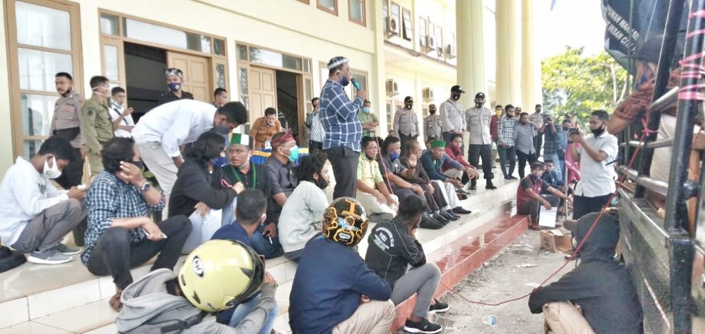 DPRD Buton Pastikan Bawa Aspirasi Mahasiswa Tolak UU Cipta kerja ke Jakarta