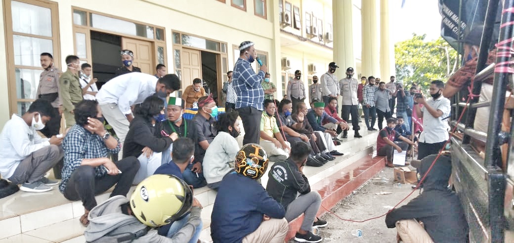 DPRD Buton Pastikan Bawa Aspirasi Mahasiswa Tolak UU Cipta kerja ke Jakarta