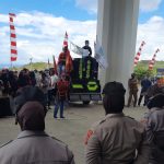 Gabungan Mahasiswa Baubau Ikut Berunjuk Rasa Menolak Pengesahan UU Cipta Kerja