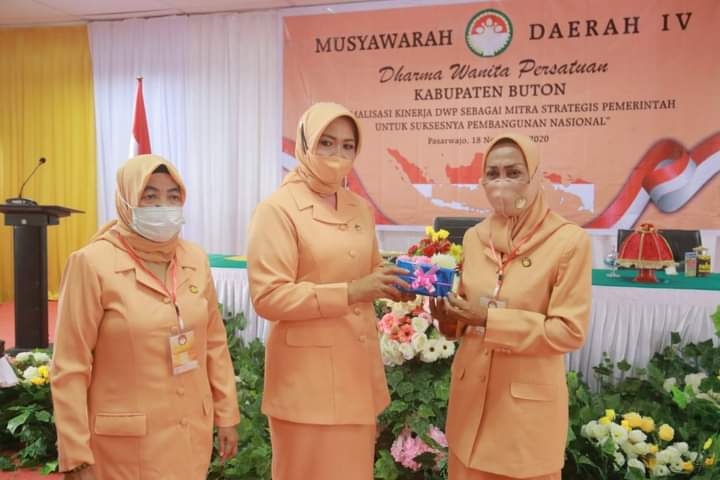 Musda IV, Wa Ode Sitti Haidar Zilfar Jabat Ketua DWP Kabupaten Buton
