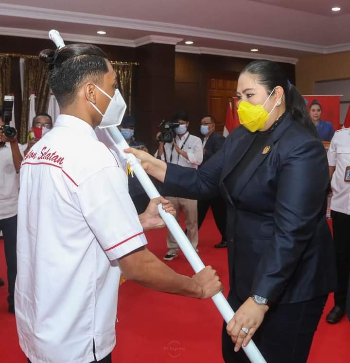 Agista Ariany Lantik Anggota KONI Kabupaten/Kota Se-Sultra Periode 2020-2024