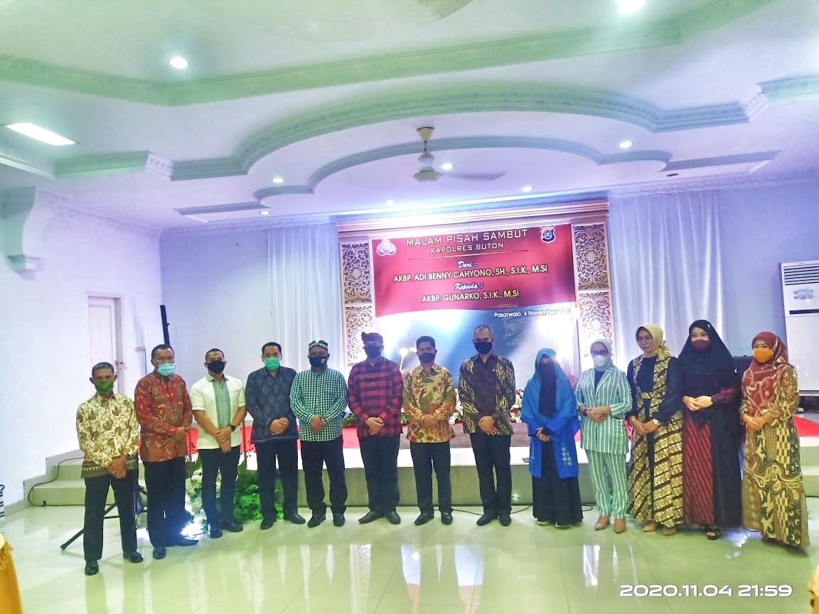 Lepas Sambut Kapolres Buton, Bupati: Selamat Bertugas di Tempat Baru