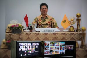 Wakili Indonesia, Bupati Buton Ikut Webinar Jejaring Global Bersama Kepala Daerah di Empat Negara