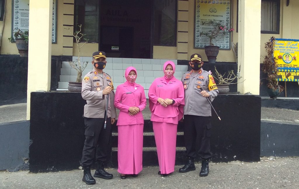 Polres Gelar Acara Kenal Pamit Kapolres Buton