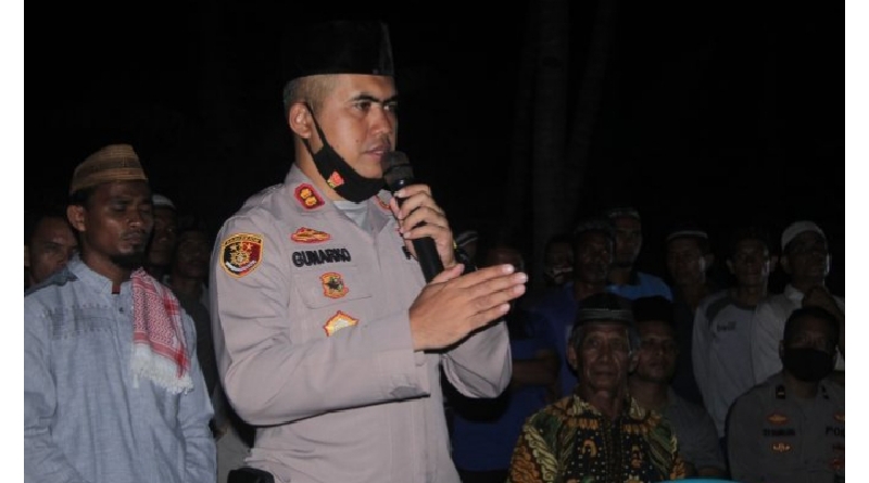 Pasca Konflik Sosial di Desa Bahari – Tira : Kapolres Buton Himbau Warga Jangan Mudah Terprovokasi