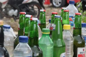 Akhir Tahun, Polres Baubau Musnahkan 1,2 Ton Miras Tradisional
