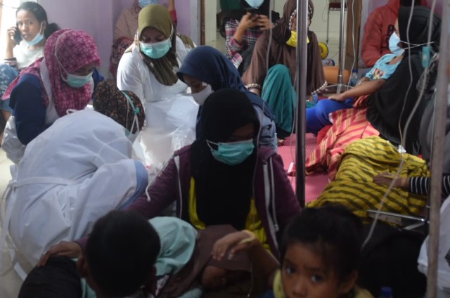 Jumlah warga keracunan bertambah jadi 190 Orang, Puskesmas Wolowa dan RSUD Buton Kewalahan