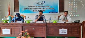 BKKBN Sultra Gelar Kegiatan Fasilitasi Penguatan ZI-WBK di Bombana