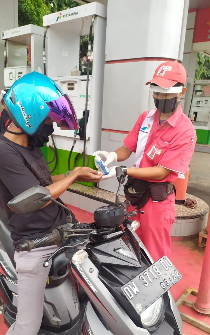 Terapkan Protokol COVID-19, Konsumen Tetap Aman dan Nyaman di SPBU