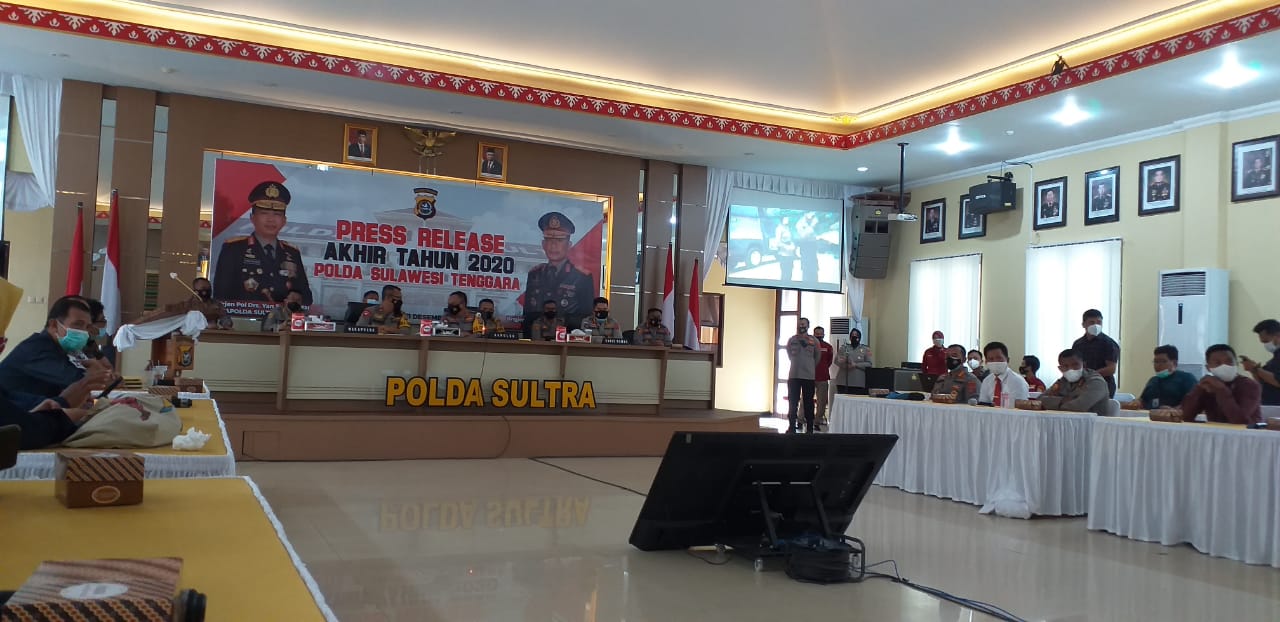 2020, Penyalahguna Narkotika Dominasi kejahatan Transaksional di Sultra