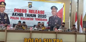 Sepanjang 2020, Polda Sultra Ungkap 2.390 Kasus JPT