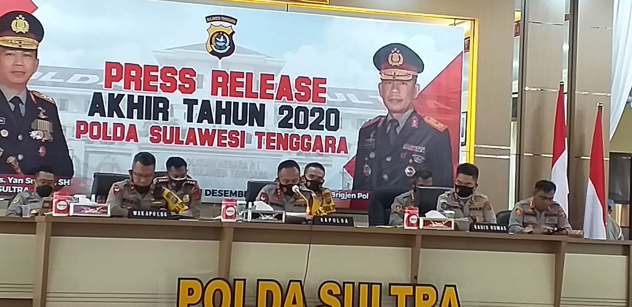Sepanjang 23020, Polda Sultra Ungkap 2.390 Kasus JPT