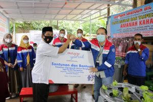 Pertamina Salurkan Bantuan 63 Yayasan Panti Asuhan Dan Ponpes se-Sulawesi