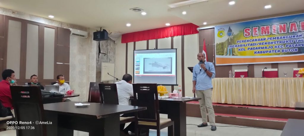 Tahun Depan, Pemda Buton akan Rehabilitasi Talud pantai Kelurahan Pasarwajo