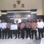 Polres Baubau Berhasil Mendapatkan Penghargaan Zona Integritas WBK dari Kemenpan