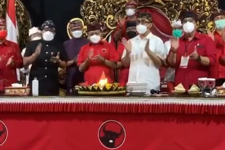 Video Viral Acara PDI-P Bali Buka Masker, Tiup Lilin, dan Suap-suapan Sendok yang Sama, Begini Penjelasannya