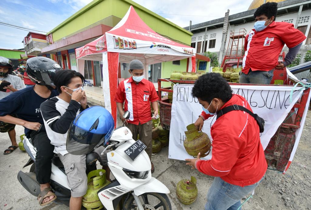 Jamin LPG Wilayah gempa Sulbar, Pertamina Operasi Pasar 11 Titik