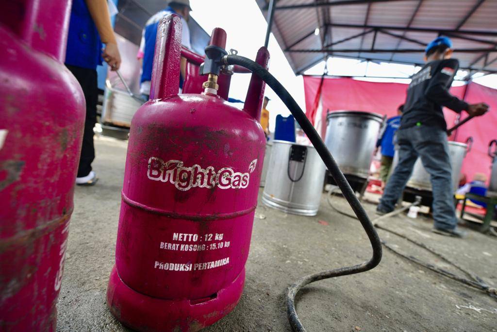 Pertamina Pasok Bright Gas Secara Reguler untuk 41 Dapur Umum di Sulbar